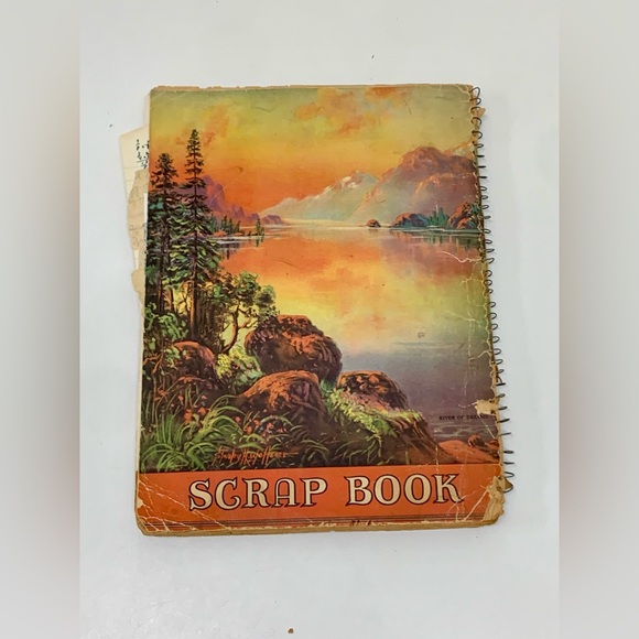1940s/50s Antique Scrap Book Filled with Recipes Articles Advertisements - Picture 12 of 16